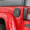 Aluminum Fuel Filler Door Gas Cap Tank Lid With Key For Jeep Wrangler JK 07-17