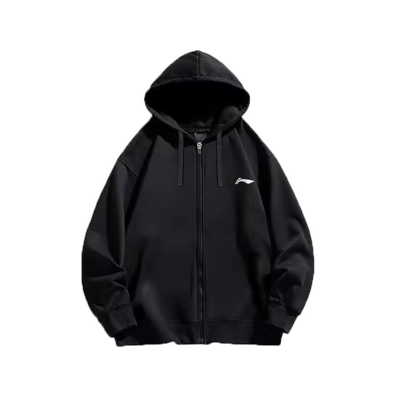 Li Ning Sweatshirts Men s Hooded Thickened Cardigan YWDV369-1 3XL