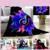 Cozy Tik Tok Flannel Blanket With 3d Print Design Perfect For Comfortable Sleep