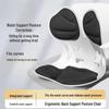 Ergonomic Lumbar Support Seat Cushion for Long Sitting - Adult Chair Backrest & Waist Support.