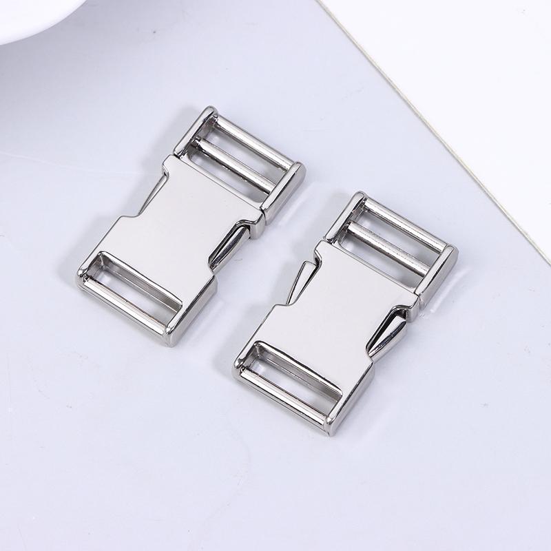 2 szt. Klamry Zwalniające ze Stopu Cynku Okucia 13 mm/15 mm/20 mm Klamry do Bransoletki ze Sznurka Paracord Zamek do Torby Części Narzędzi Outdoorowych