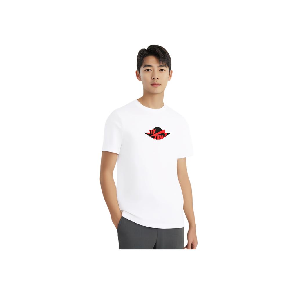 Jordan Classics Crew Neck Short Sleeve T-Shirt Men Tops White DA6772-100