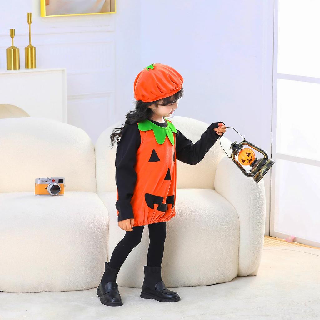 Halloween Cosplay for Pumpkin Fancy Dress for Girls and Pumpkin Kids Kigurumi Cute Pumpkin Suitable for Height [New King] Kids, Cosplay, Boys,