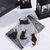 8 Cavity Cats Pendant Mold Multifuntional DIY Cats Pendant Mold Sturdy and Reusable Silicone Jewelry Accessory Molds