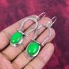 Green Copper Turquoise Earrings Gemstone Jewelry, 925 Solid Sterling Silver Handmade Earrings, Latest Design Jewelry