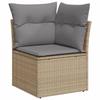 VidaXL Salon de Jardin avec Coussins 6 pcs, Canapés de Terrasse, Ensemble de Meubles de Patio, Mobilier d'Extérieur, Mélange 3226262