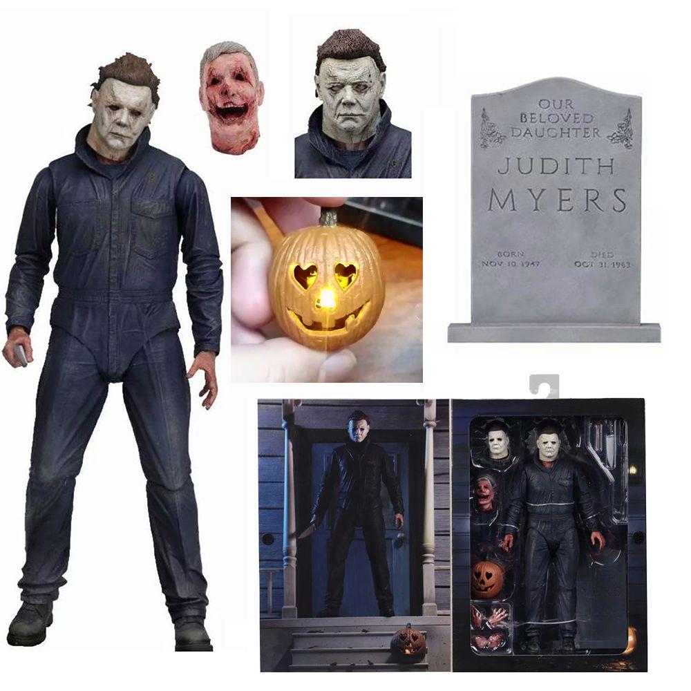 Neca Cadılar Bayramı Michael Myers Aksiyon Figürü Oyuncak 7in Korku Temalı Film Karakteri