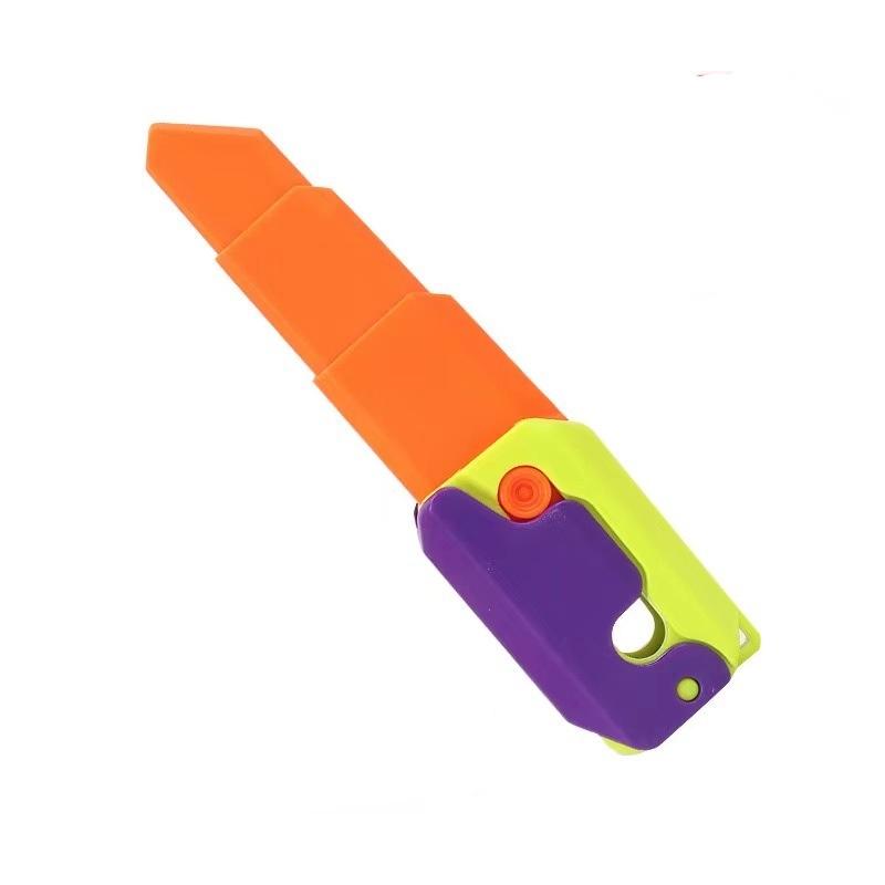Large Carrot Knife Toy 3d Gravity Upgrade Edition Trendy Stress Relief Toy
