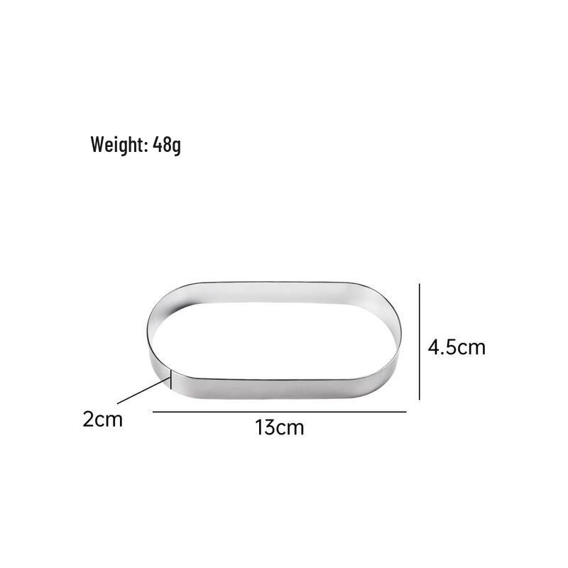 MDNG Oval Perforated Mousse Ring Set