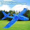 Elektrikli Köpük Uçak Planör El Atma Uçağı LED Işık Otomatik Uçuş Uçakları Açık Hava Çocuk Oyuncakları Çocuk Erkek Hediyeleri
