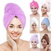 FASHION Hair Towel Wrap Fast Dry Hair Towel Super Absorbent Microfiber Coral Velvet Hair Drying Towel Quick Dry Hair Turban