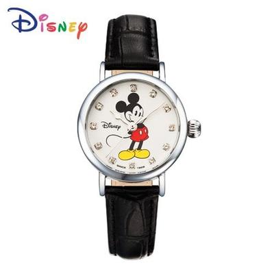 Disney Unisex Leather Watch OW-096BK