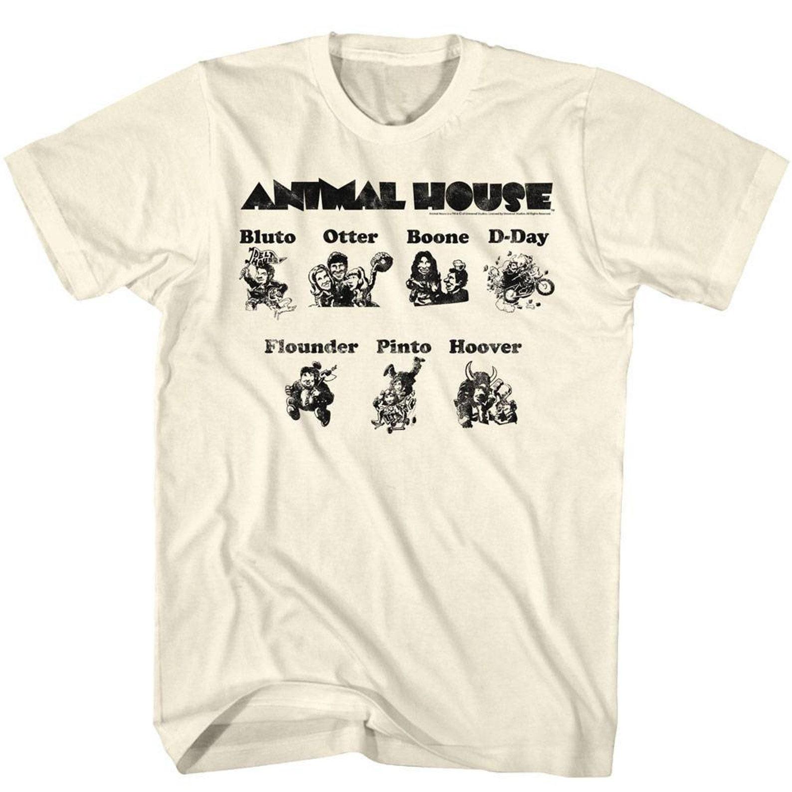 Animal House Cartoons Natural Adult T-Shirt 3XL