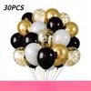 10 Zoll 30 Stück Glitzerpapier-Schnipsel Ballon-Set Dekoration Ballons Weihnachten Halloween Geburtstag Feiertag