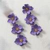 YEHHY European and American Versatile Fashion Long Multi-color Flower-inspired Earring Style Rose-red Studs Earrings
