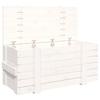 VidaXL Boîte de rangement Blanc 91x40,5x42 cm Bois massif de pin 824999