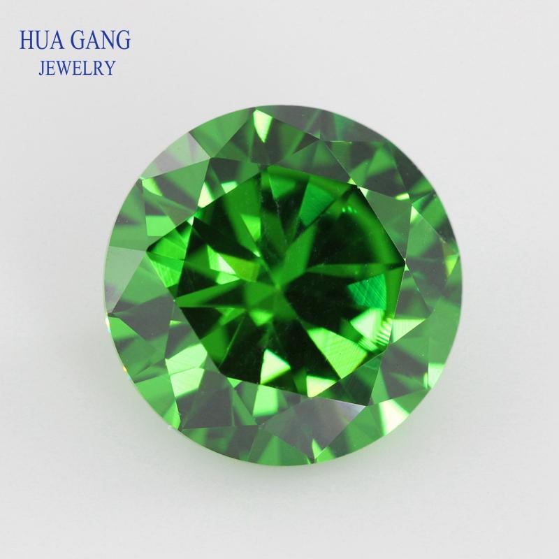 5A Zirkonia Stein Mehrfarbig Runde Form Brillantschliff Lose CZ Steine Synthetische Edelsteine Perlen Für Schmuck 1,0~20mm AAAAA