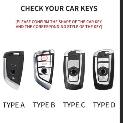 Car Key Case Cover Shell for BMW X1 X3 X5 X6 Series 1 2 5 7 8 F15 F16 E53 E70 E39 F10 F30 G30 G20 G11 G01 G02 G05 Suede Keychain