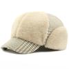 HT4543 Autumn Winter Hat Caps for Men Women Cute Fleece Fur Baseball Cap Thick Warm Trapper Earflap Cap Male Female Russian Hat