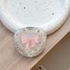 Laser Love Rhinestone Magnetic Desktop Mobile Phone Holder Airbag Folding Telescopic Paste Ring Portable