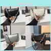 Trendy Small Crossbody Bag For Women In Black White And Silver With Chic Design