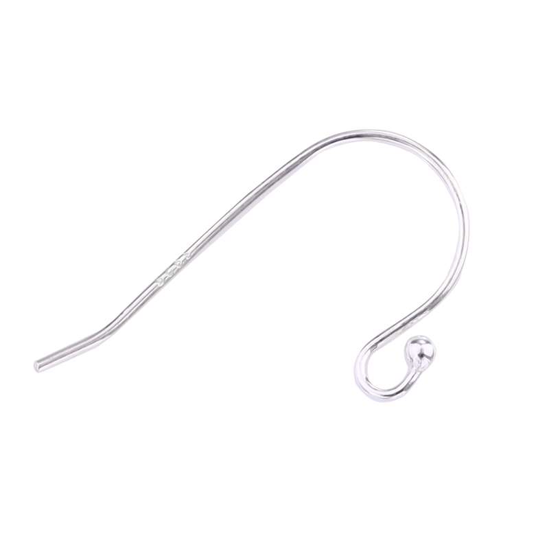 6pcs/pack Genuine 925 Sterling Silver Hook Ear Wire Hook Findings For DIY Jewelry Making Earring Accessories
