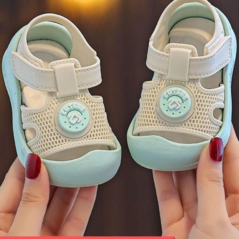 Tenisky, Dětské sandály, Protiskluzová letní dětská obuv, Měkká podrážka, Prodyšné špičky pro chlapce a dívky