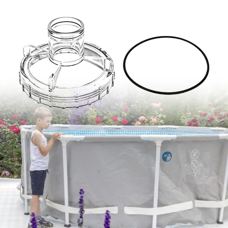 Tela de Filtro de Reposição Multifuncional Acessórios para Piscina Tampa de Filtro para Unidade de Filtros de Areia P6665 Textura de Plástico