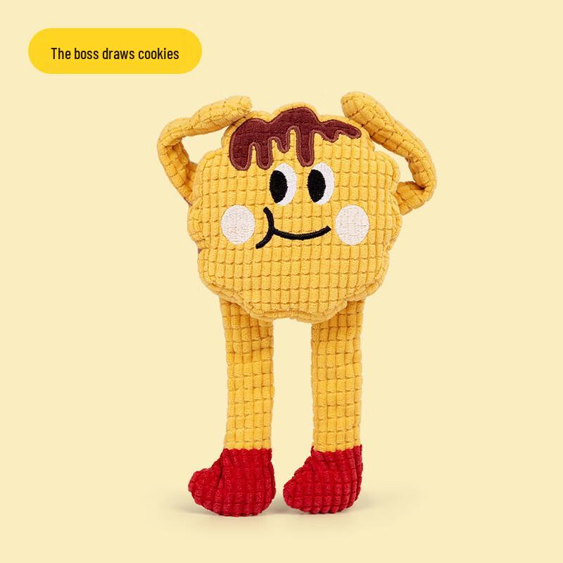 Qi O Waffle Series Plush Mint Cat Toy