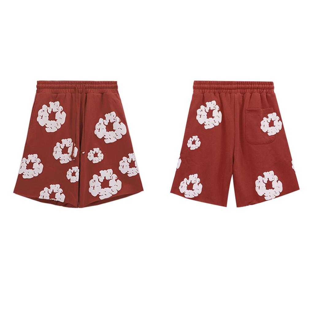 Kapok Print Spring/Summer Sports Casual T-Shirt & Shorts Unisex - New Trendy European & American Style