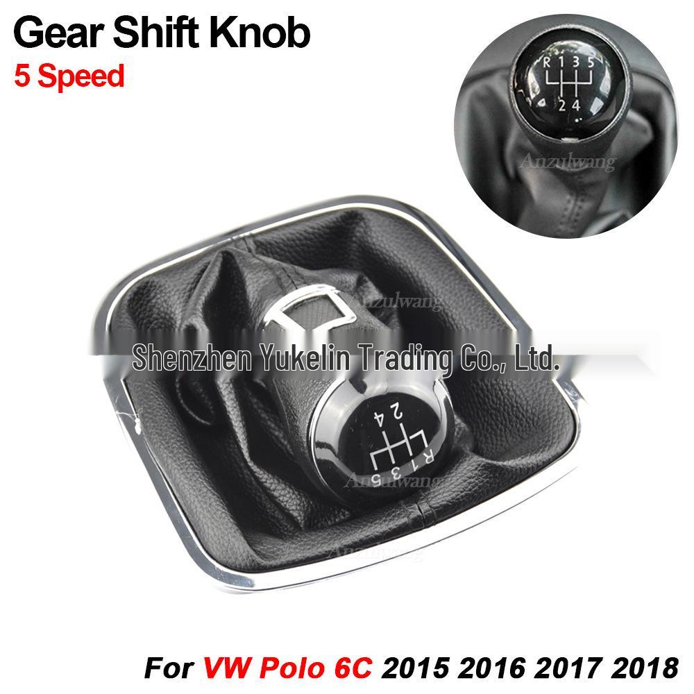 Compatible with Volkswagen Polo 6C (2015-2018) Manual Cars, This Integrated Gear Shift Knob and Lever Fits Perfectly.