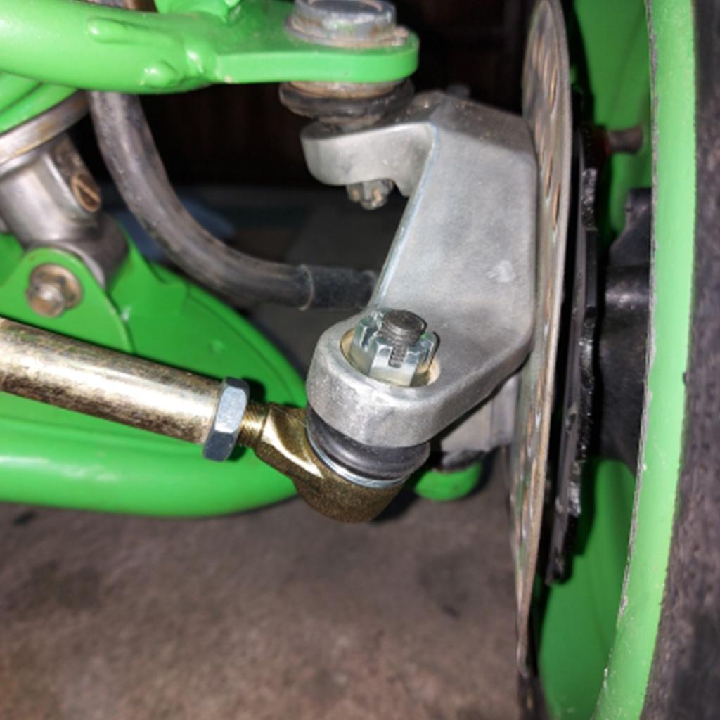 M10 Tie Rod End for ATV 10mm Top & Side Thread Left and Right Hand Tie Rod Ball Joint Compatible with Raptor 700 YFM700R