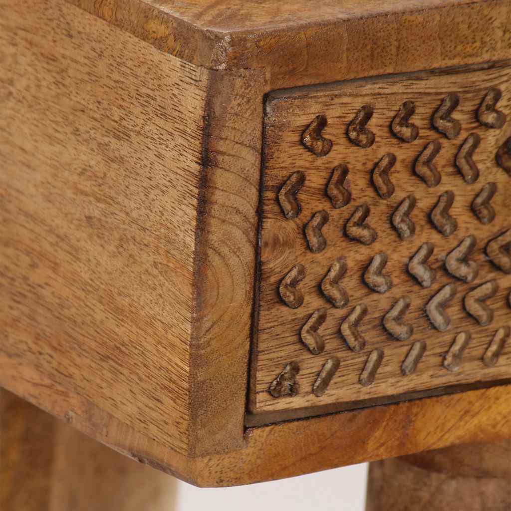 Mango Wood Console Table Solid 102 x 30 x 79 cm