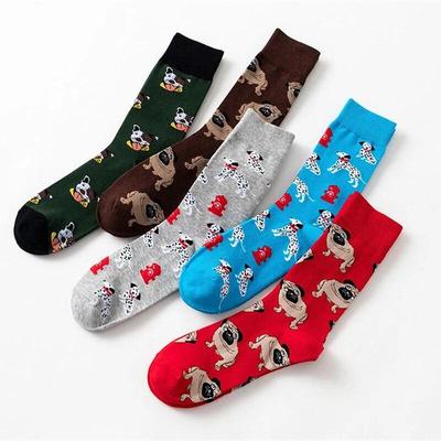 Calcetines Funky para perros, mascotas, Pug, Shiba Inu, Beagle, Buldog, novedad en medias para mujer, calcetines para mujer, calcetines Unisex de algodón para invierno para mujer