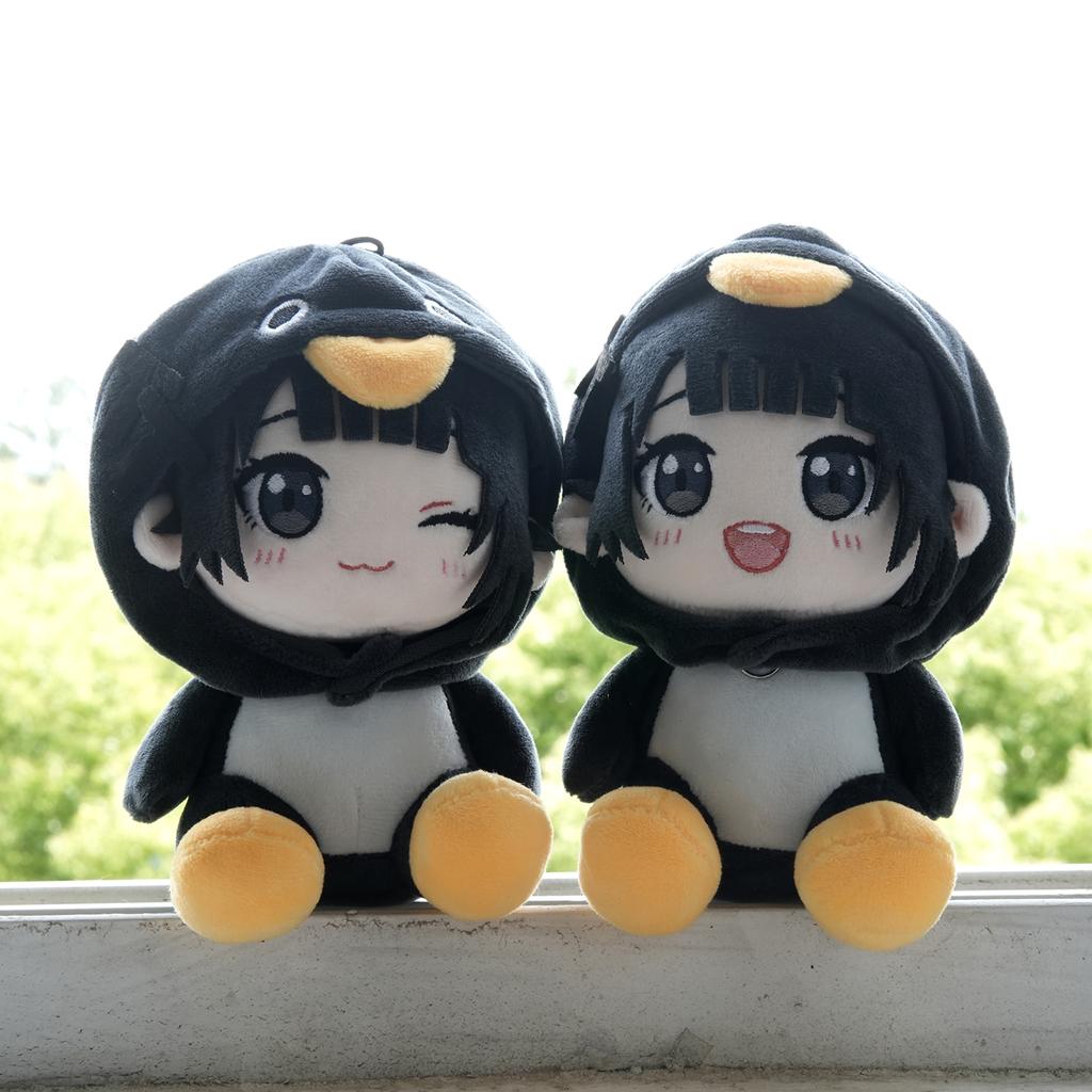 Nouveau 14cm Mignon GuguGaga Pingouin Peluche Kawaii Pingouin Gugu Gaga Poupée Peluche Pingouin Dessin Animé Porte-clés Peluches Cadeau d'Anniversaire