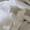 Embroidered Spring Leopard Print Star Print Hooded All-match Loose Casual Pullover Sweater for Men and Women