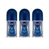 Fresh Active Deodorant Roll On for Men, 50ml, (Pack of 3)