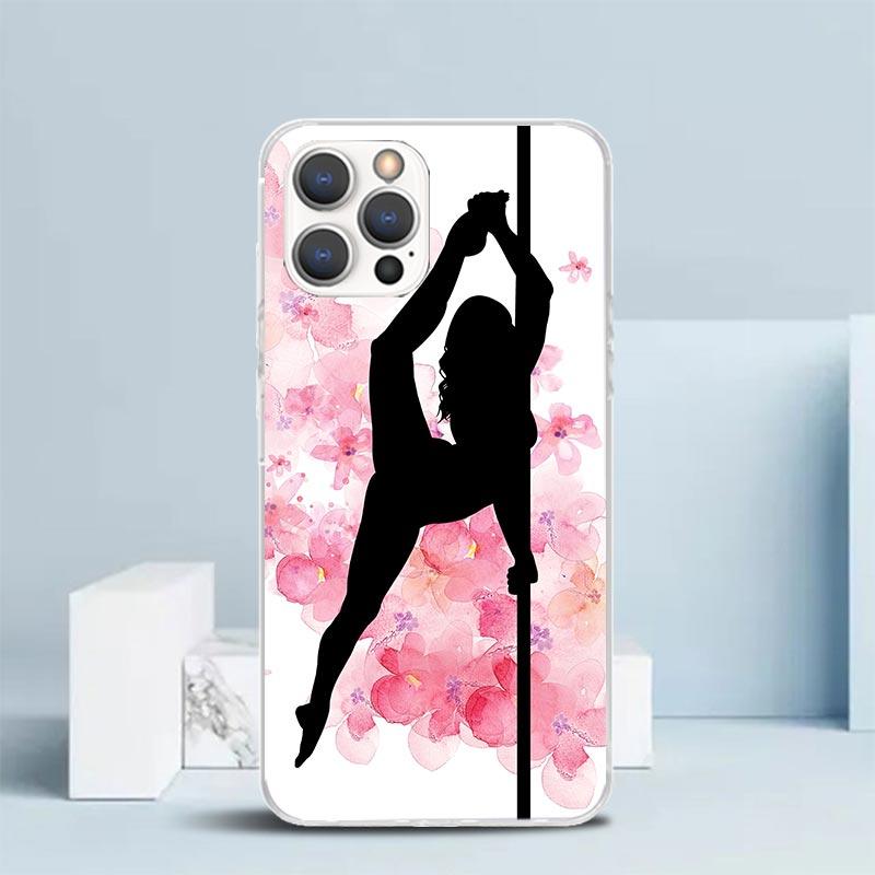 Pole Dancer Dancing Phone Case For IPhone 16 17 Air 16E 15 14 Plus 13 Mini 12 11 Pro Max 7 8 + SE 2020 Soft TPU Back Cover 16 17