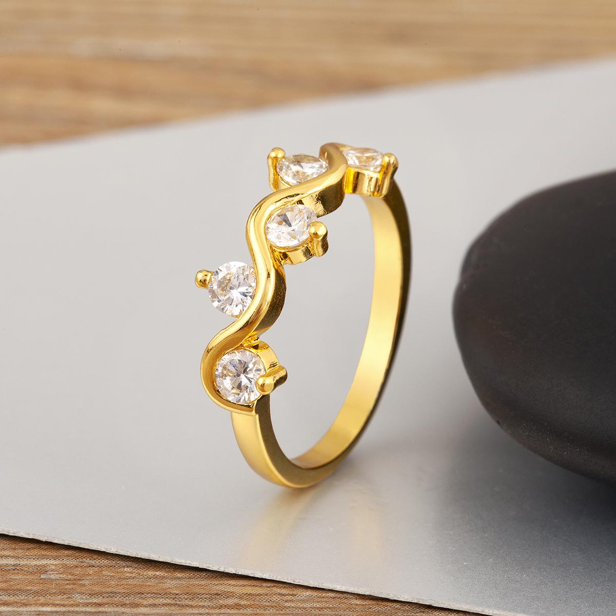 

Nidin Light Luxury Heart Crown Shape Shiny Crystal Zircon Rings 4 Styles For Women Girlfriend s Finger Jewelry Birthday Gifts 8