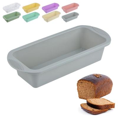1 pz rettangolare stampo per pane in silicone, pagnotta, pane tostato, lungo quadrato, stampo da forno per piatti HMM
