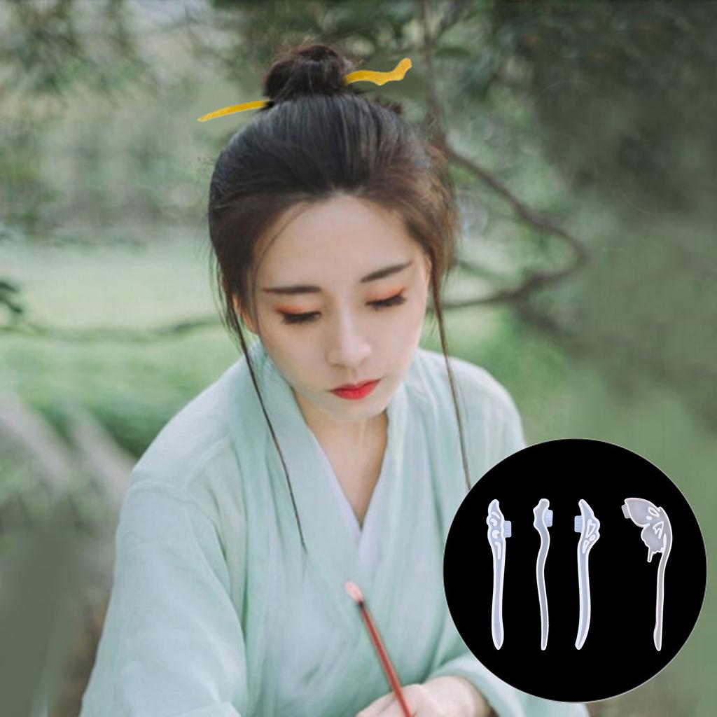 Haarspange, Haarspange, Silikon-Epoxidharzform, Haarnadel, Schmuckgussform, Werkzeuge für die klassische Schmuckherstellung, Geschenk für Frauen