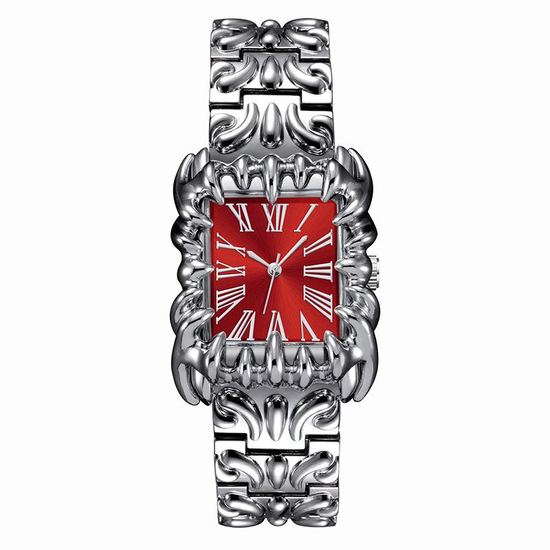Square Claw Millennium Watch Men'S Retro Style Y2K Special-Shaped Tide Brand Quartz Watch