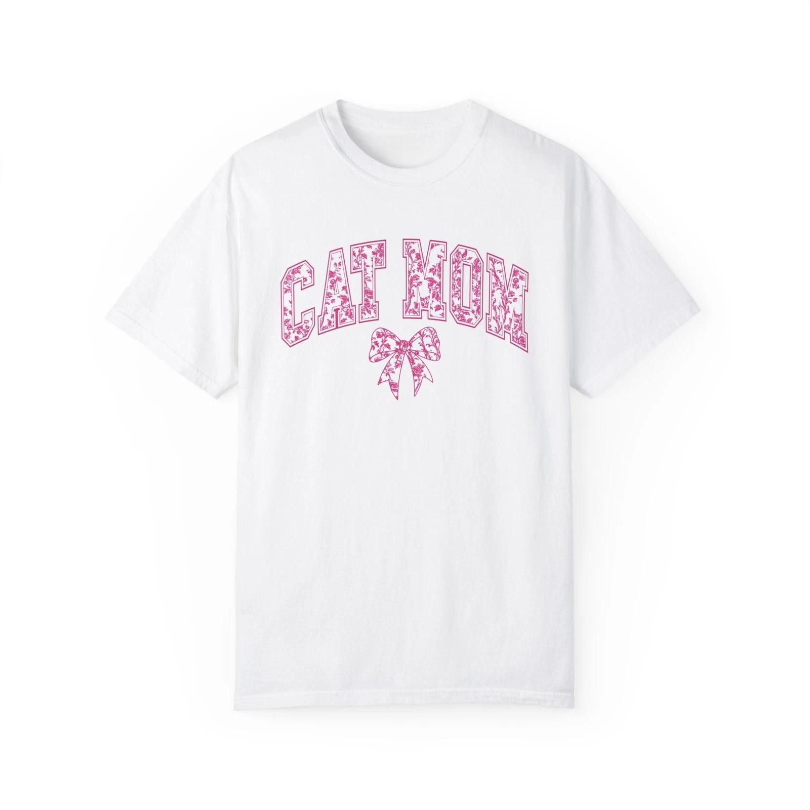 

Cat Mom T-Shirt, Cute Cat Lover Gift, Mother s Day Tee, Pet Owner Apparel, S