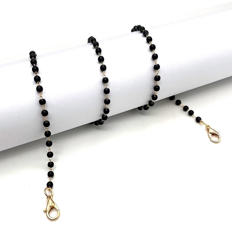 

Handmade Crystal Necklace Glasses Mask Chain Strap Lanyard Fashion Jewelry Lanyard Sunglasses Face Mask Chain Anti-lost Strap