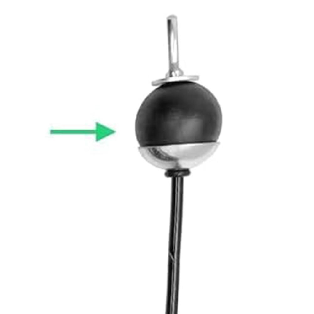 Black Color Fitness Equipment Nylon Rope Stopper Pulley Machine Ball