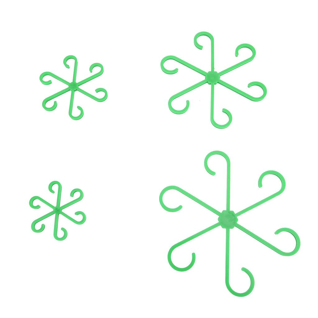 4Pcs Plants Stem Holders Set 4 Different Sizes Waterproof Reusable Portable Vine Support Clips for