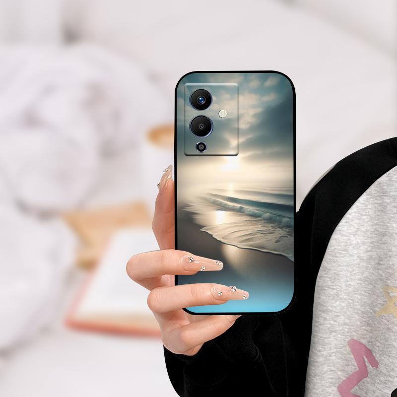 Für infinix NOTE 12 PRO 5G Hülle X671B TPU Wolf Katze Silikon Stoßfänger Abdeckung für Infinix Note 12 Pro 5G Handyhülle Note12 Pro 5G
