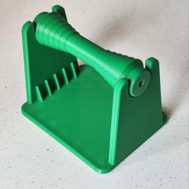 Nastavitelný držák na roli etiket 3D tištěný Stojan na cívky papíru různých velikostí Univerzální držák pro termotiskárnu