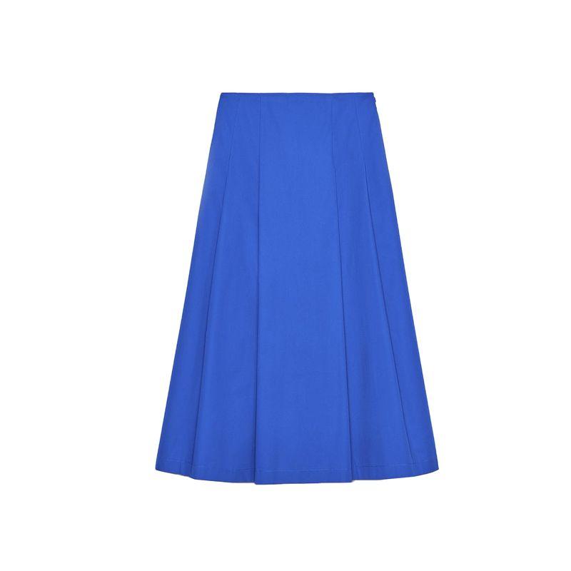 

Summer New Product Women s Clothes French Style Design Casual Long Pleated Elegant Mid Waist Midi Dress 3729862 Blue L