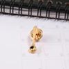 Small Size Coffee Spoon Lapel Pins Creative Metal Metal Badges New Spoon Brooch  Denim Jackets